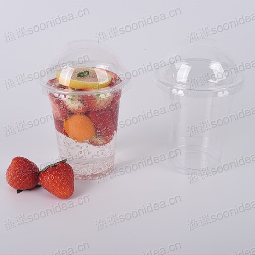 PET/PLA 90 Caliber U Type Plastic Cup