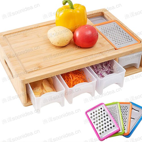 Bamboo Desktop Computer Monitor Riser Rack