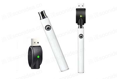 White matching electronic cigarette