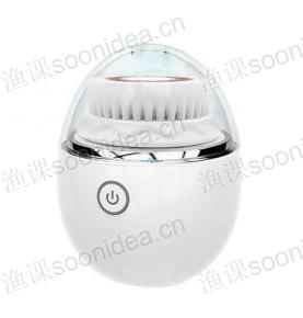 Beauty Personal Care Wireless Charging Electric Ultrasonic Face Massager Silicone Facial Cleansing Brush