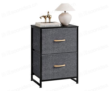 Stainless steel bedside table