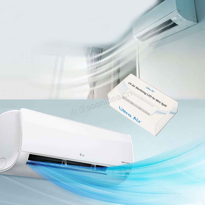 2020 NEW Function UV Light Disinfect 2 UVC 8 UVA 405nm Led Light For Air Conditioning