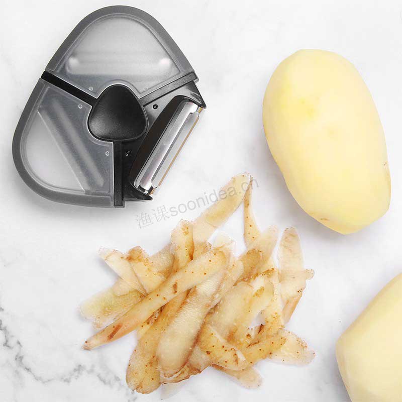 2020 New Kitchen Gadgets Multifunction 3 in 1 Blade Vegetable Fruit Peeler