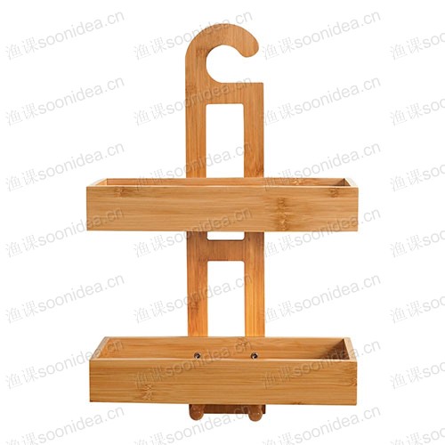 Desktop Retractable Bamboo Book Rack Stand