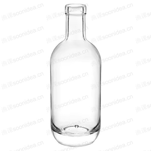 Round Glass Jars Wide Mouth Glass Food Bottle 500ml 800ml 1500ml-E