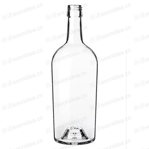 Luxury Glass Perfume Bottle Reusable champagne Color Custom logo 75ml-E