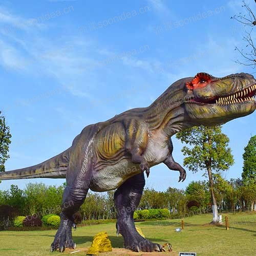 Tyrannosaurus Rex Costume With Smoke Blowout For Party