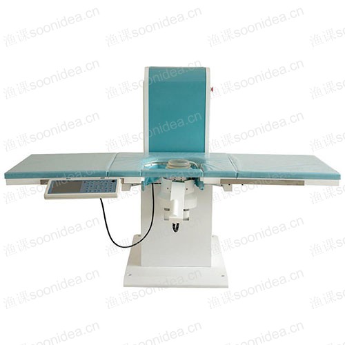 Electromagnetic extracorporeal shock wave lithotripsy ultrasonic positioning system