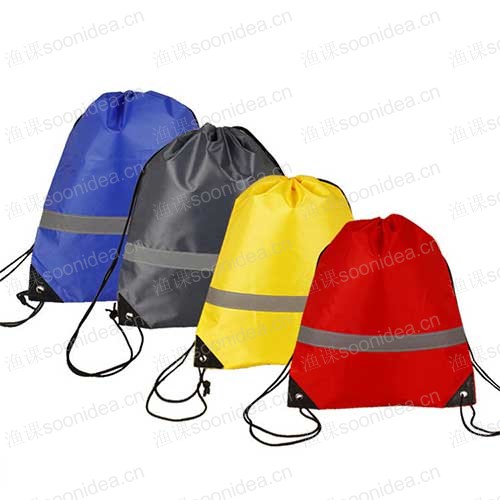 Dragon bag reflective tape backpack