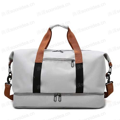 Capacity colored nylon sports bag