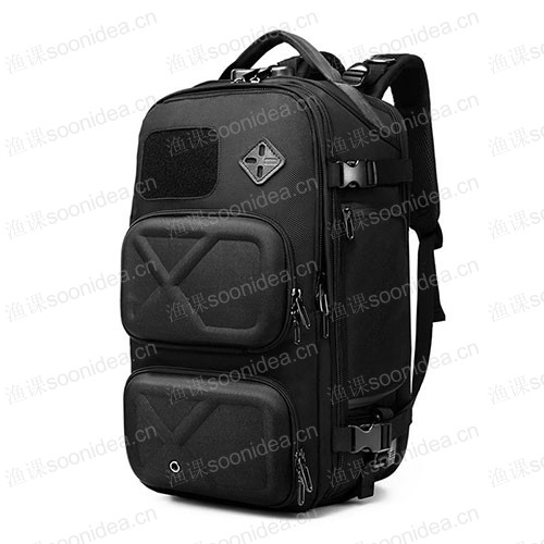 Large capacity men's hiking backpack