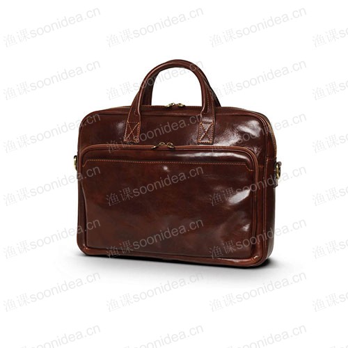 Large capacity leather long wallet