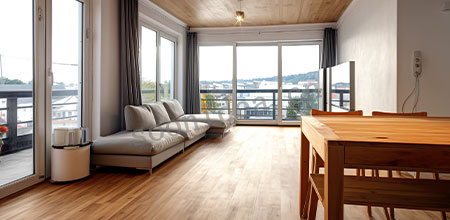 Appreciating modern style duplex villas and constructing the concept of 
