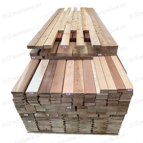 High grade Douglas fir logs