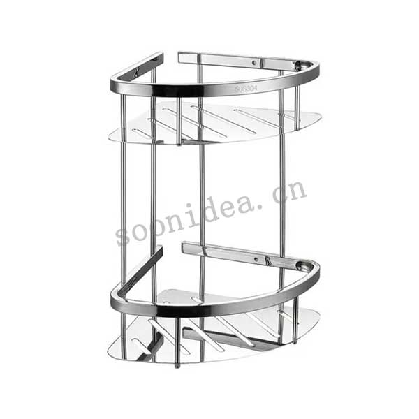 Bathroom corner rack
