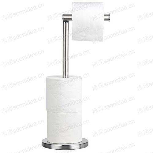 Bathroom toilet paper roll holder