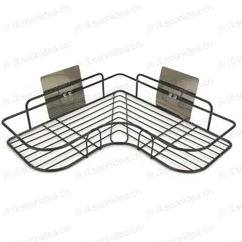 Hanging bathroom rack