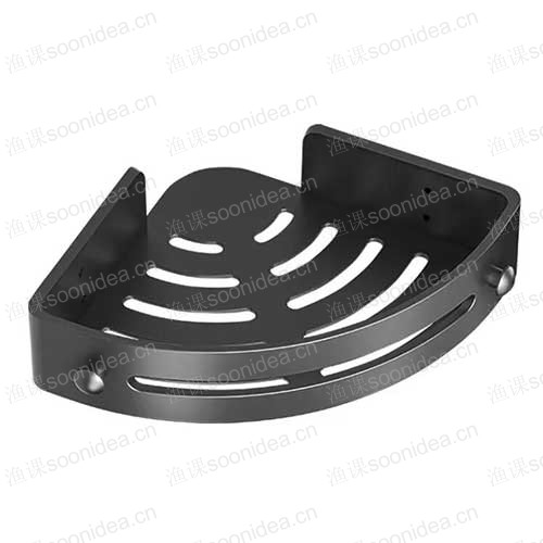 Non drilled plastic storage rack