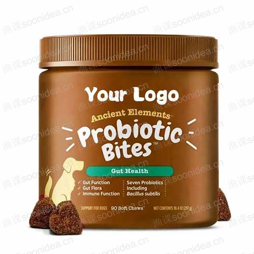 Probiotic dog food