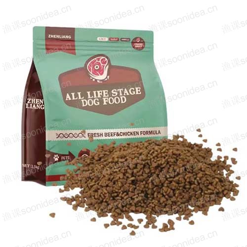 Protein containing dog food