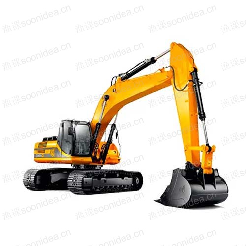 Micro hydraulic bucket excavator