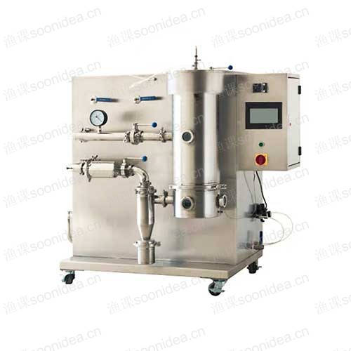 Freeze drying spray machine