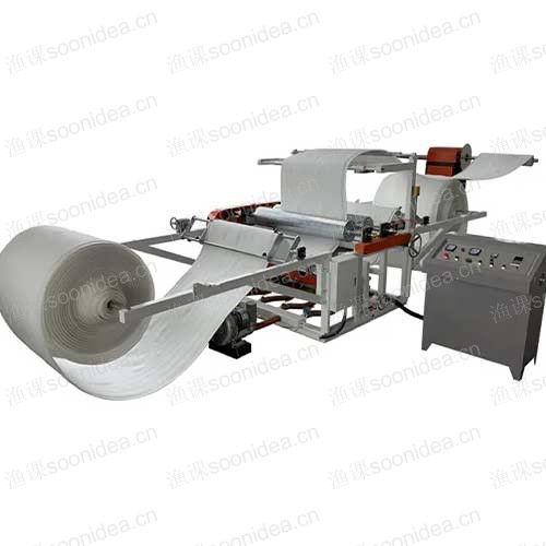 Efficient fully automatic hot EPE foam sheet bonding machine