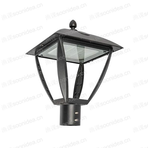 High quality aluminium housing ip66 waterproof outdoor 30w park lantern 60w led post top garden light