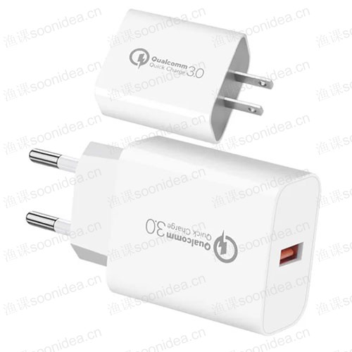 USB Wall mounted Travel Charger Adapter Fast Phone Charger