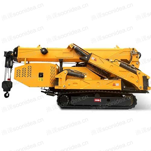 Small backhoe excavator loader