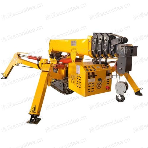 Telescopic arm hydraulic crane