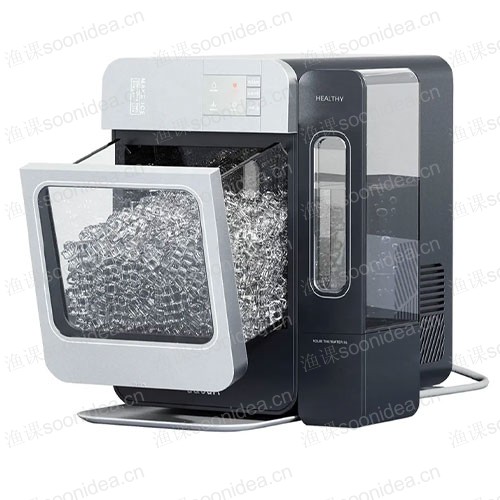 Portable household ice making machine