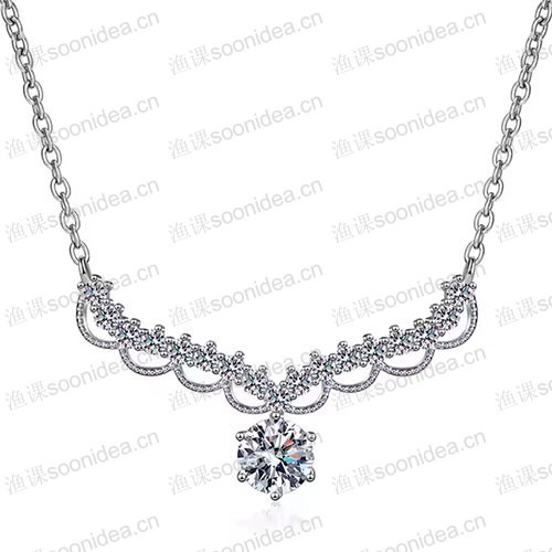 High Quality 925 Sterling Silver Colourful Stone Circle Pendant Necklaces