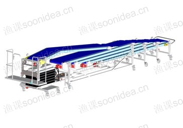 Portable telescopic conveyor belt