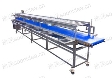 Portable telescopic conveyor belt