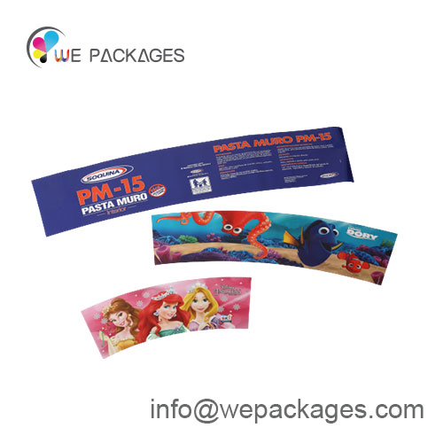 In mould label 70 micro lamination label