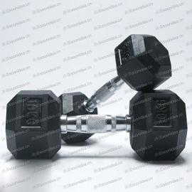Robber Chromed Dumbbell