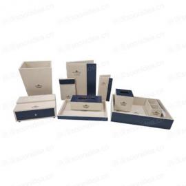 Various types of containers