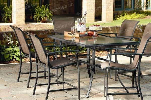Wooden outdoor folding desk
